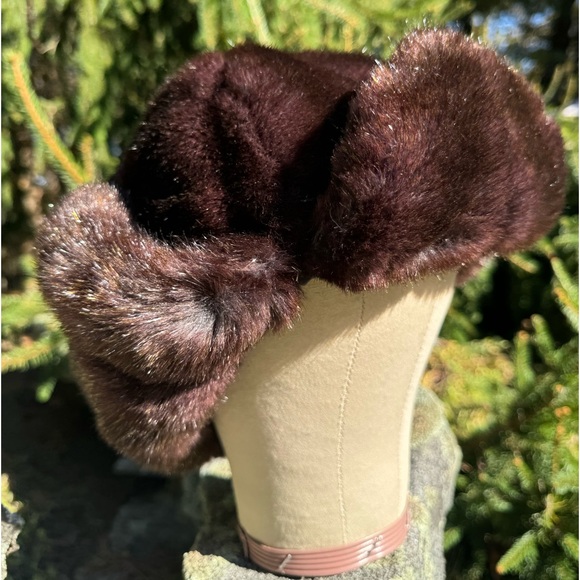 Todd Oldham 90s Faux Fur Hat RARE - Picture 9 of 10